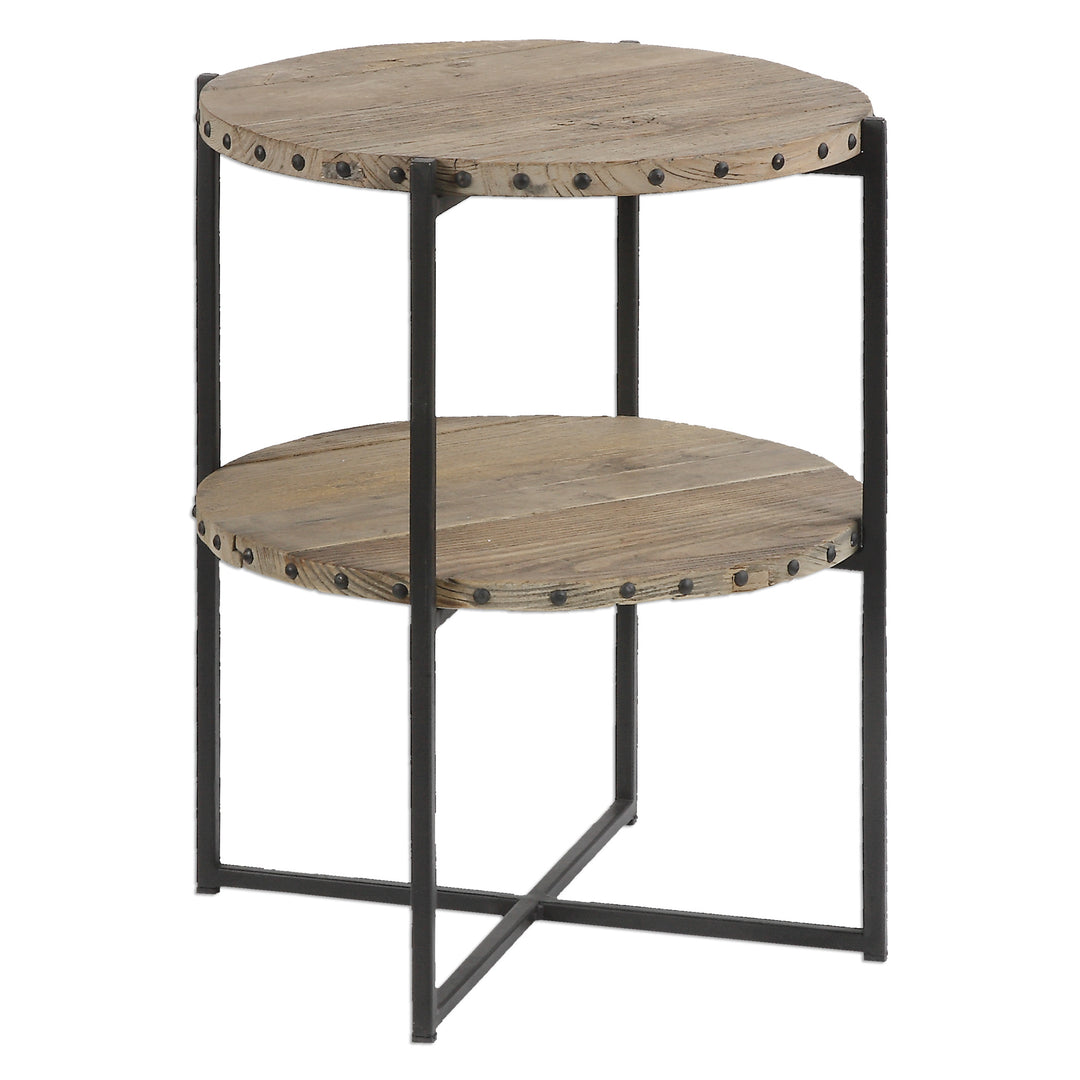 Uttermost Kamau Round Accent Table