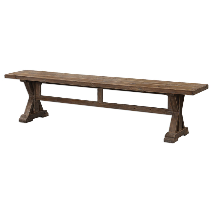 Uttermost  Stratford Salvaged Wood Bench