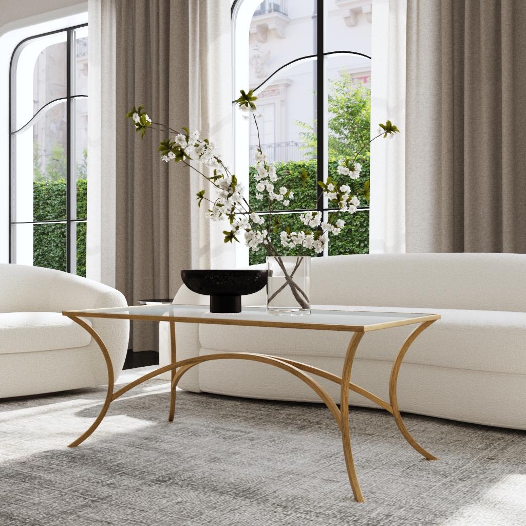 Uttermost Alayna Gold Coffee Table