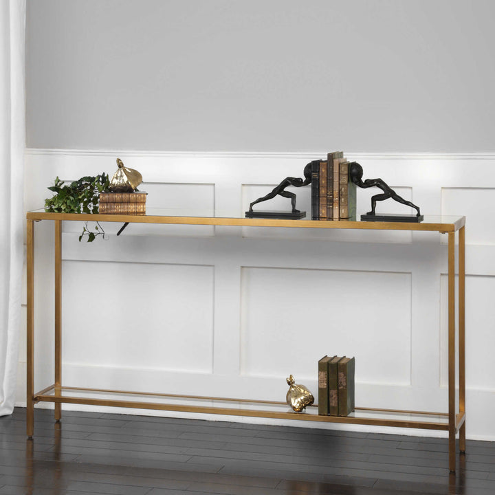 Uttermost Hayley Gold Console Table