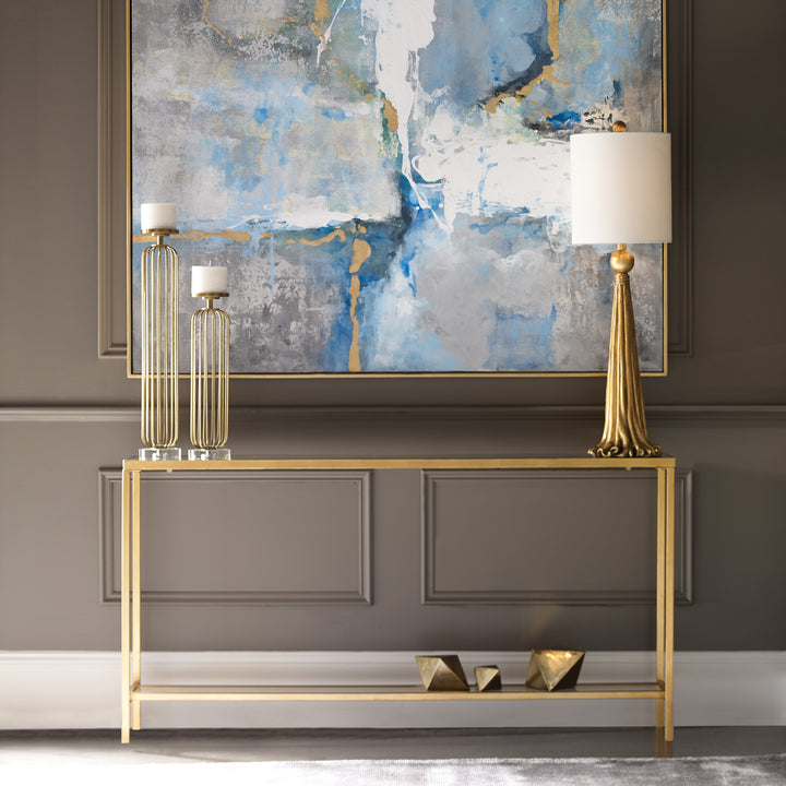 Uttermost Hayley Gold Console Table