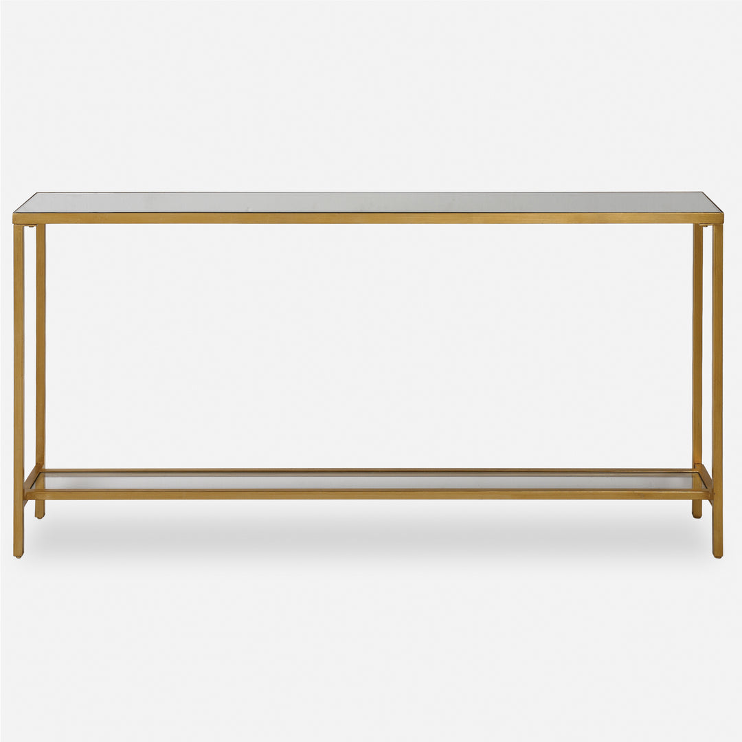 Uttermost Hayley Gold Console Table