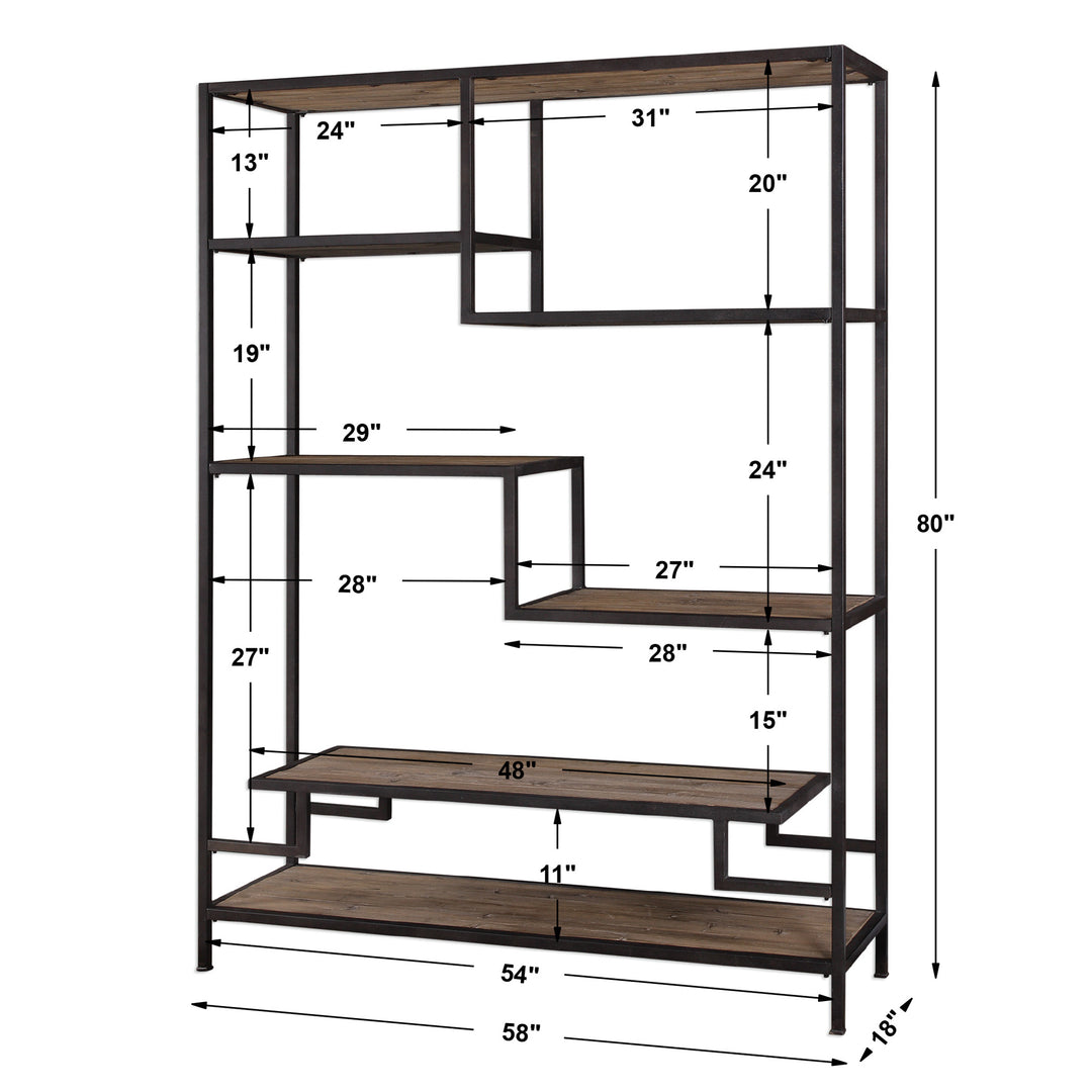 Uttermost Sherwin Industrial Etagere