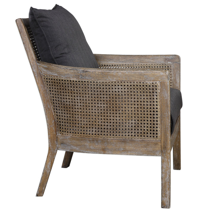 Uttermost Encore Dark Gray Armchair