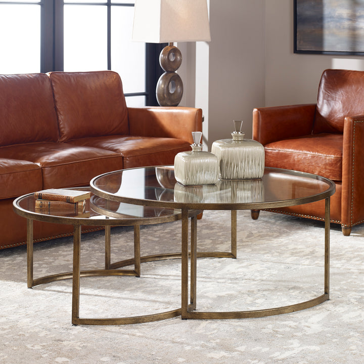 Uttermost Rhea Nested Coffee Tables S/2