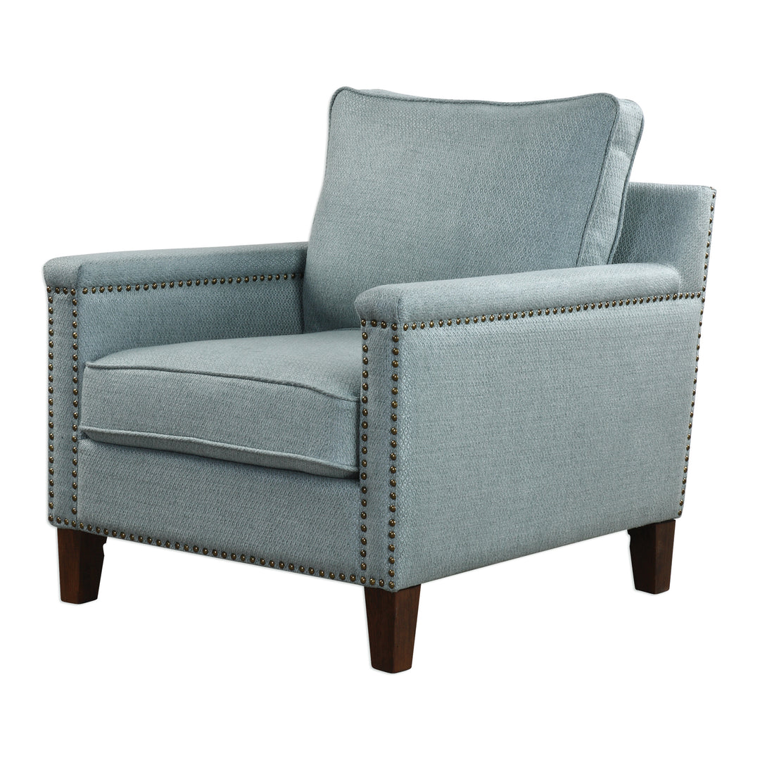 Uttermost Charlotta Sea Mist Accent Chair