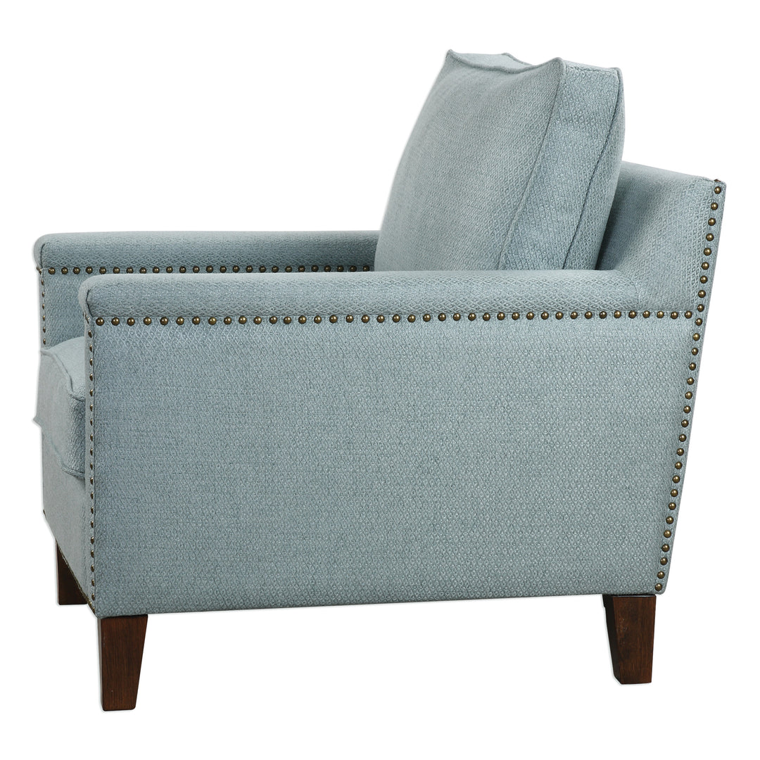 Uttermost Charlotta Sea Mist Accent Chair