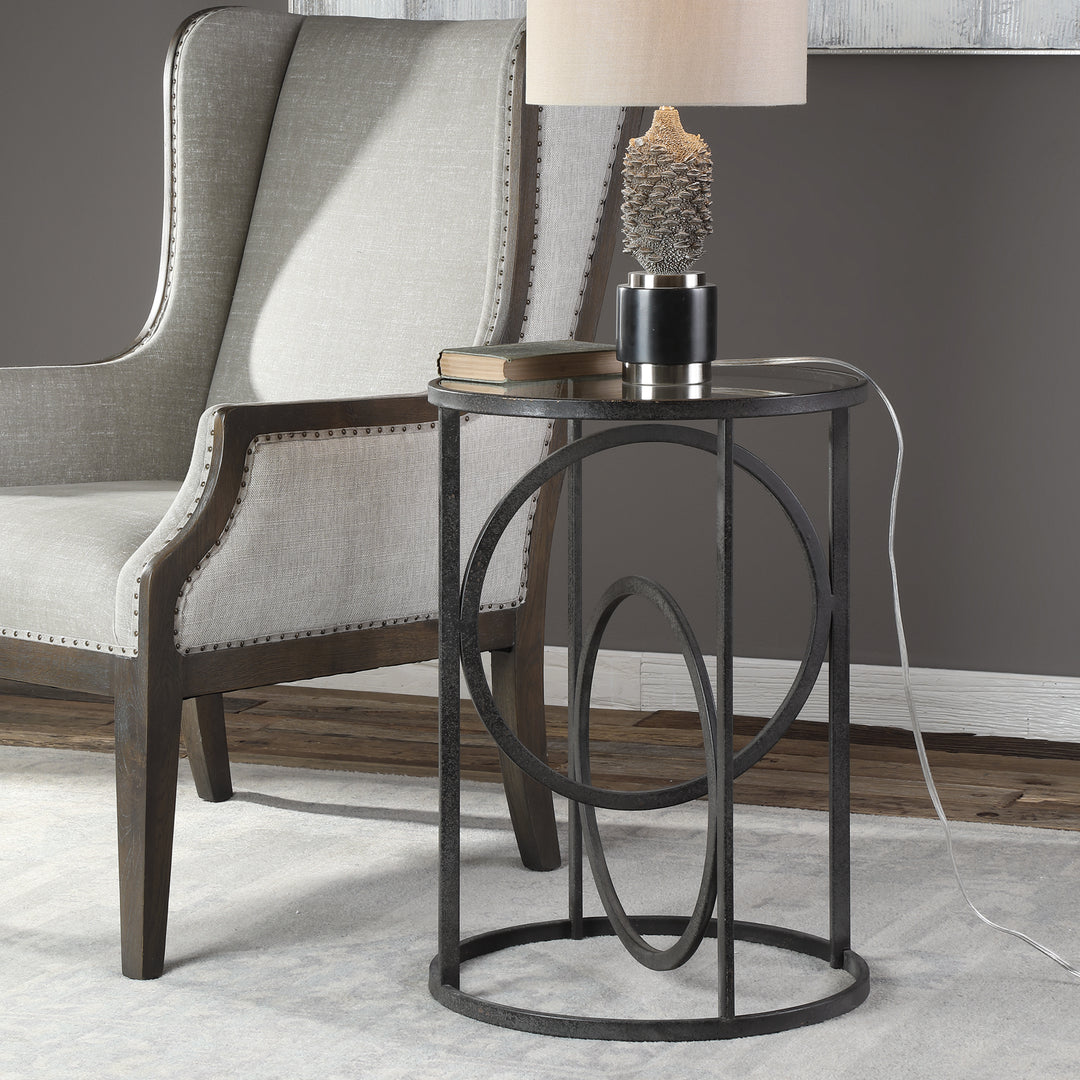 Uttermost Lucien Iron Accent Table