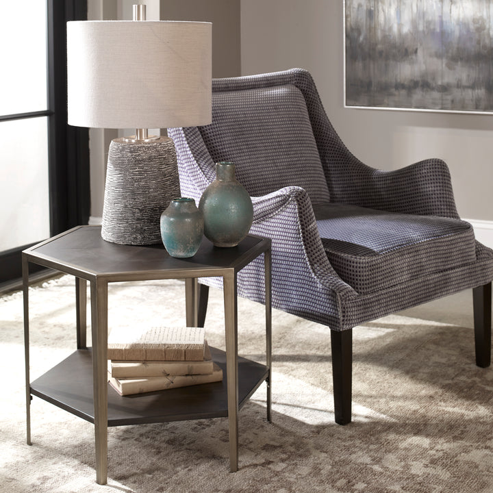 Uttermost Alicia Geometric Accent Table