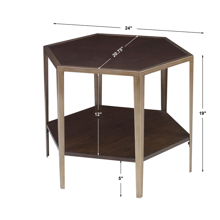 Uttermost Alicia Geometric Accent Table