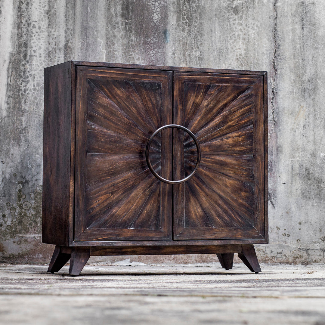 Uttermost Kohana Black Console Cabinet