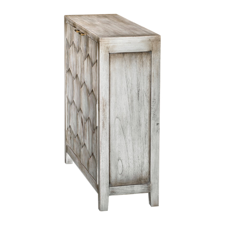 Uttermost Catori Smoked Ivory Console Cabinet