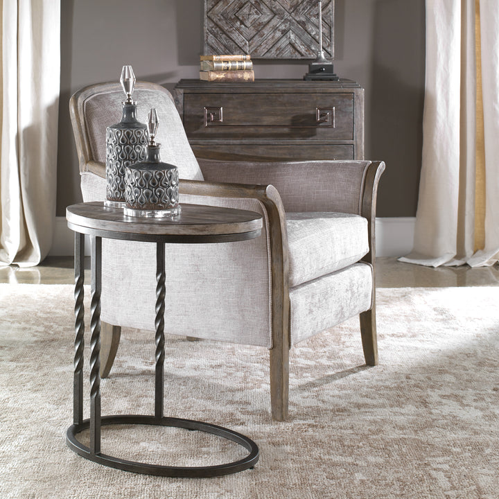 Uttermost Tauret Cantilever Accent Table