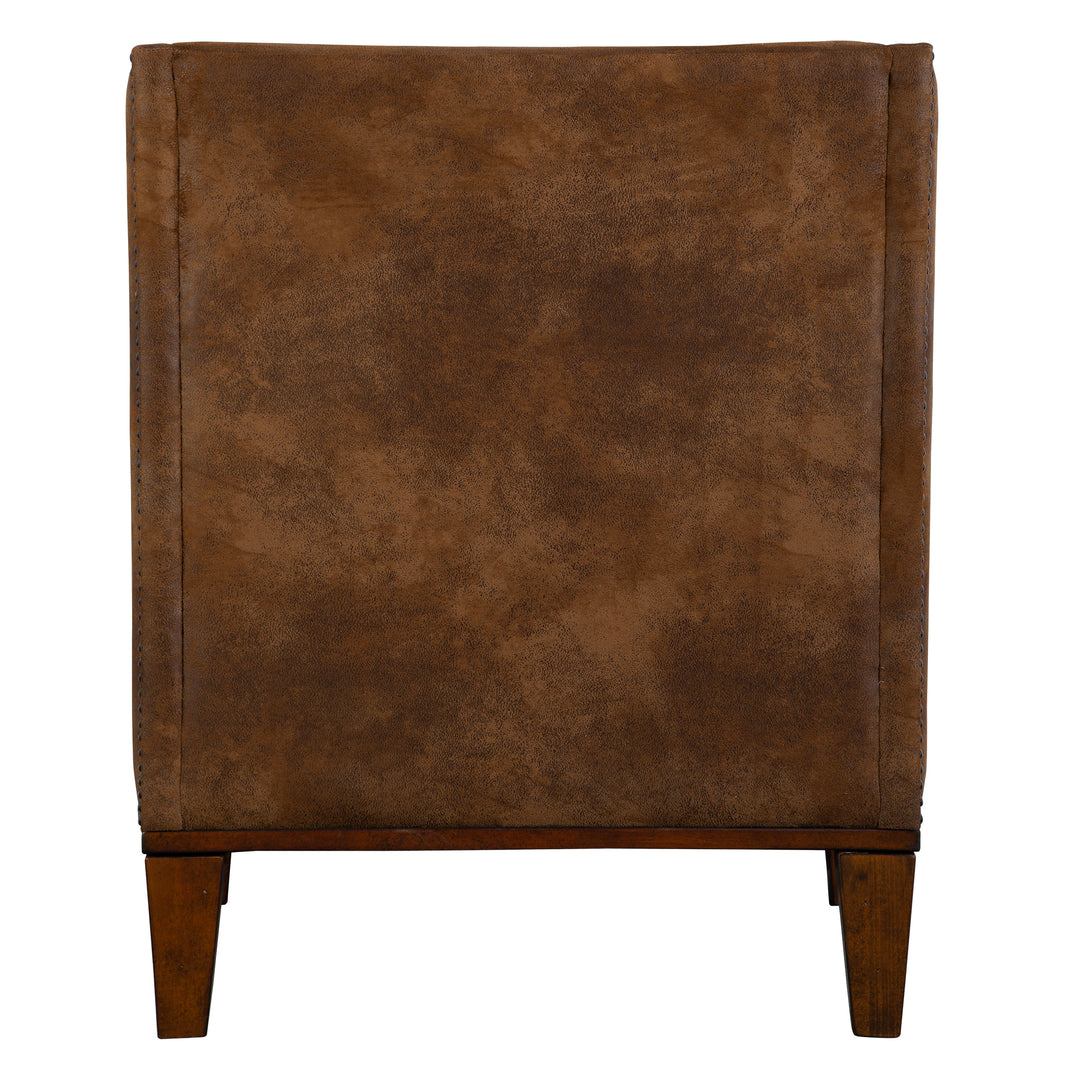 Uttermost Clay Leather Armchair