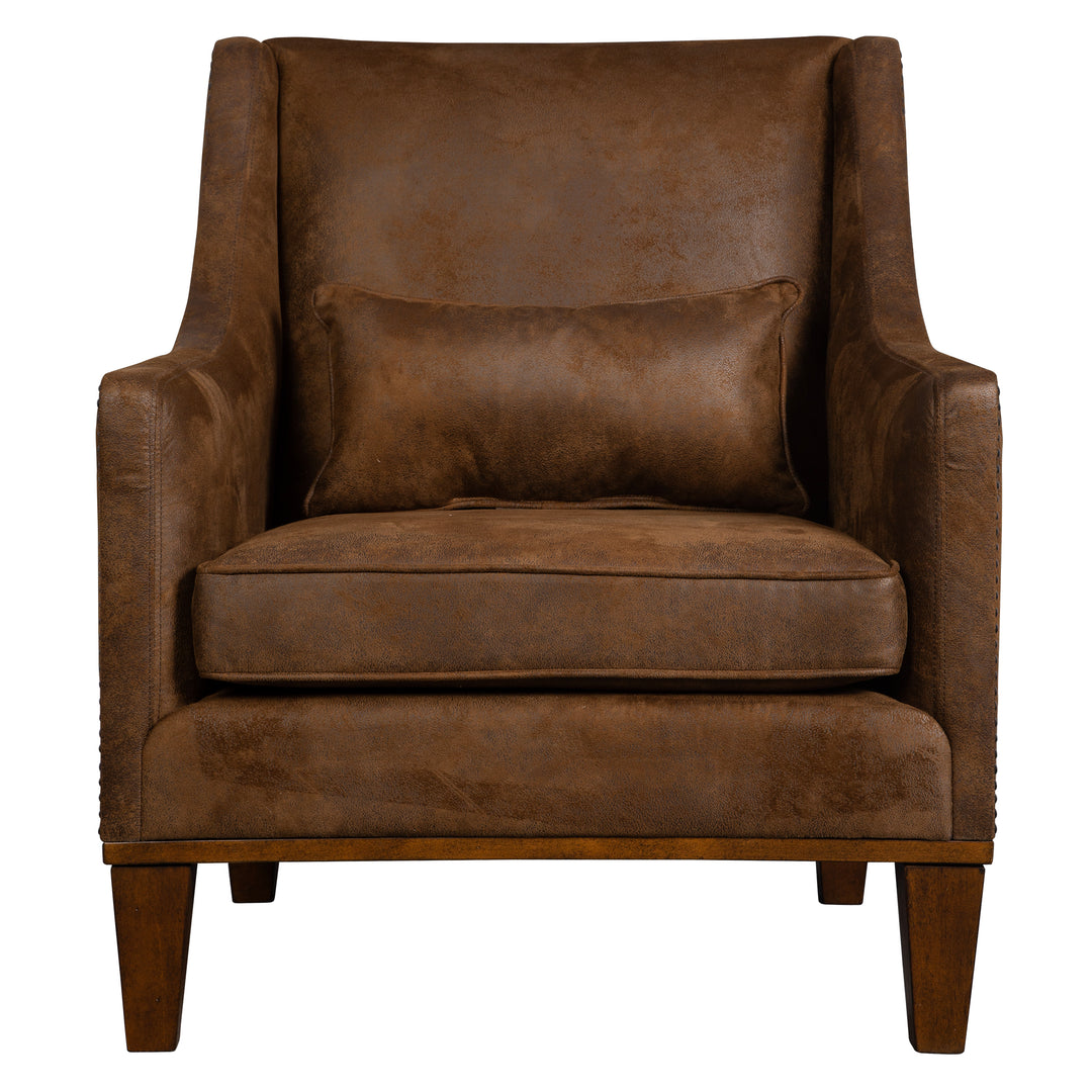 Uttermost Clay Leather Armchair