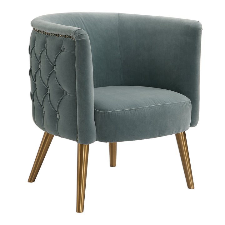 Uttermost Haider Gray Accent Chair