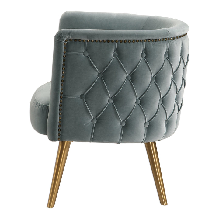 Uttermost Haider Gray Accent Chair