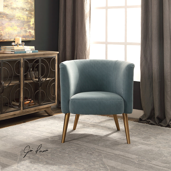 Uttermost Haider Gray Accent Chair