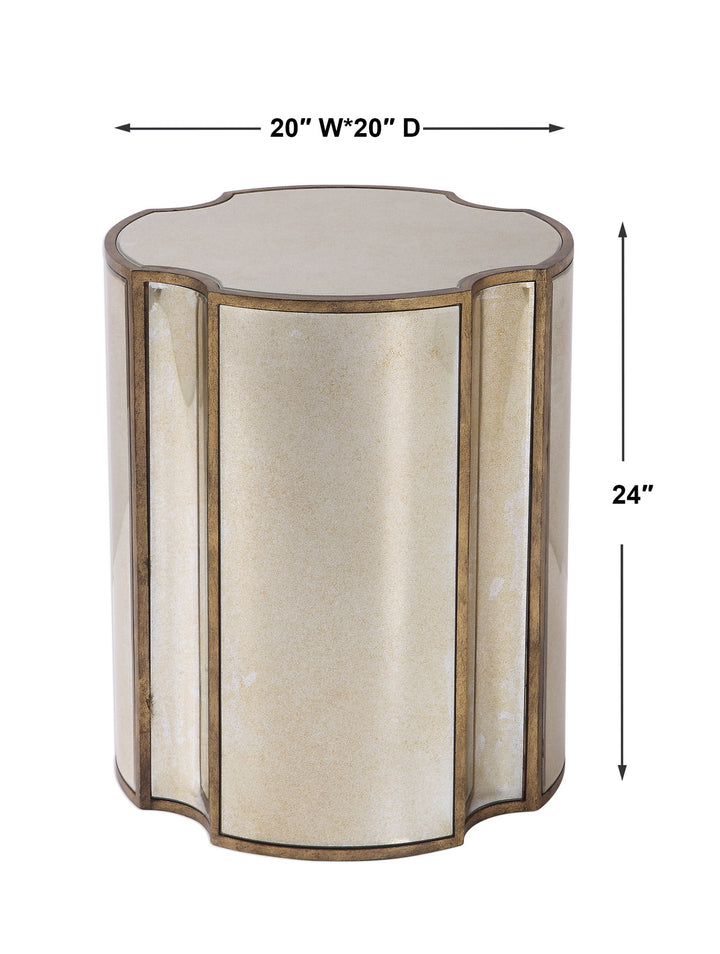 Uttermost Harlow Mirrored Accent Table