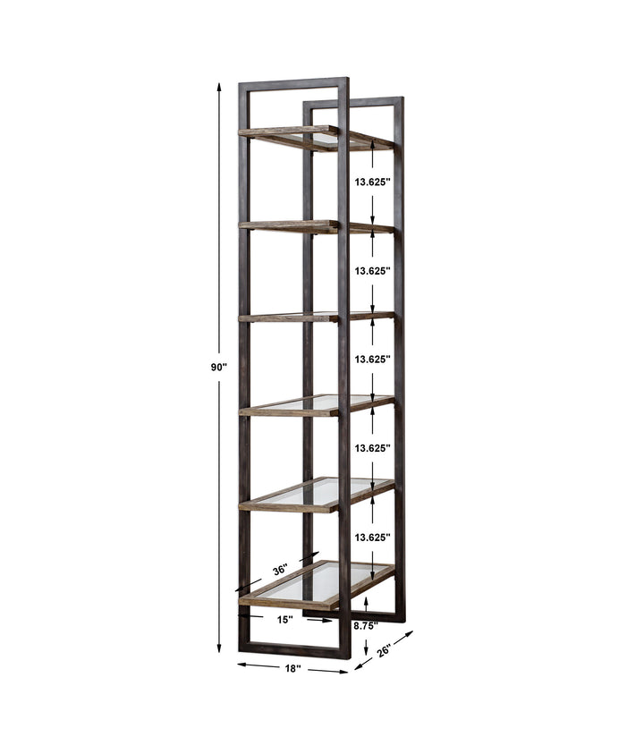 Uttermost Olwyn Industrial Etagere