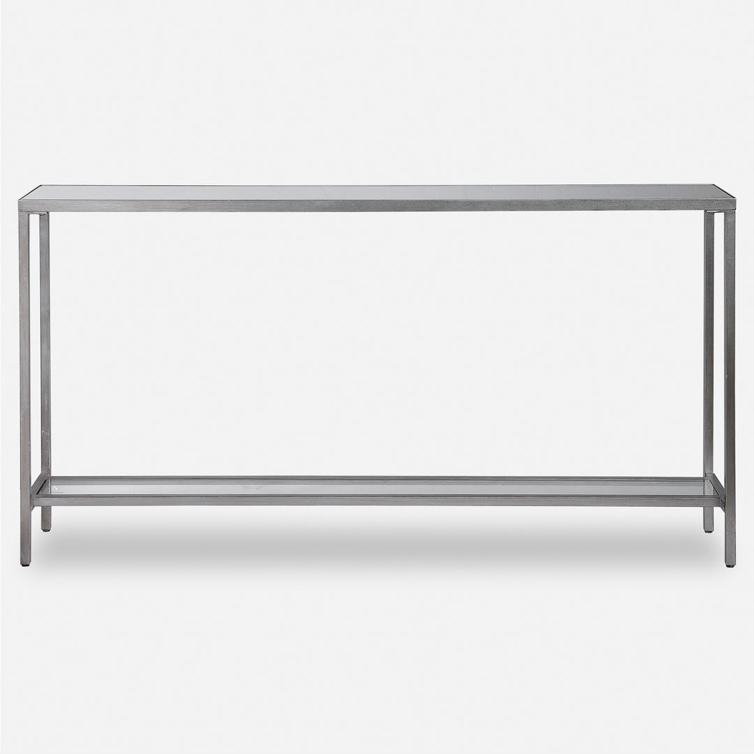 Uttermost Hayley Silver Console Table