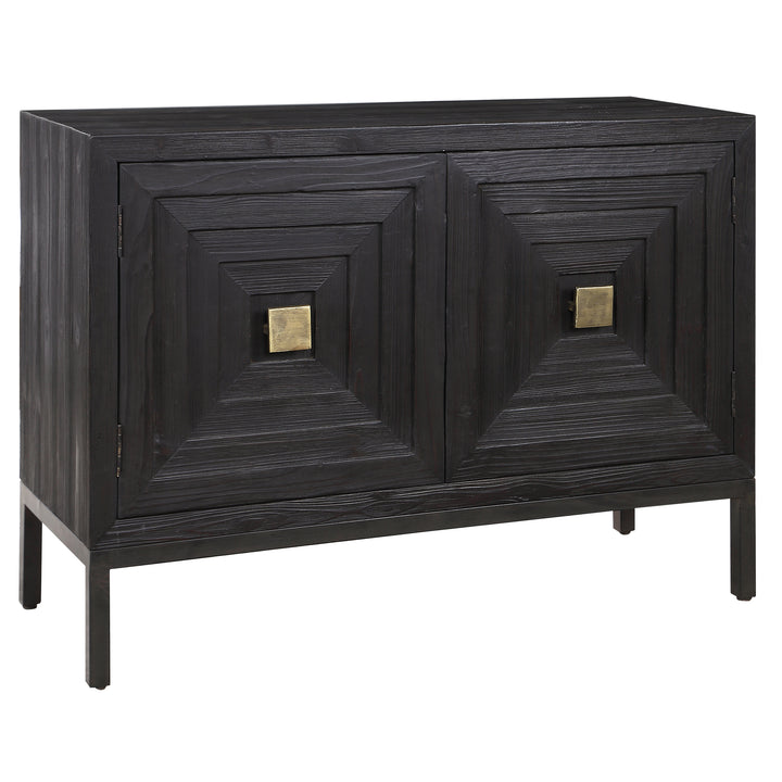 Uttermost Aiken Dark Walnut 2 Door Cabinet