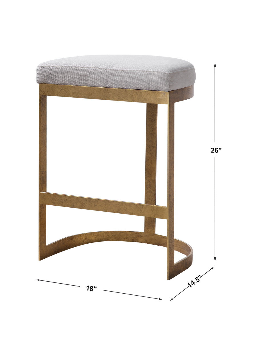 Uttermost Ivanna Modern Counter Stool