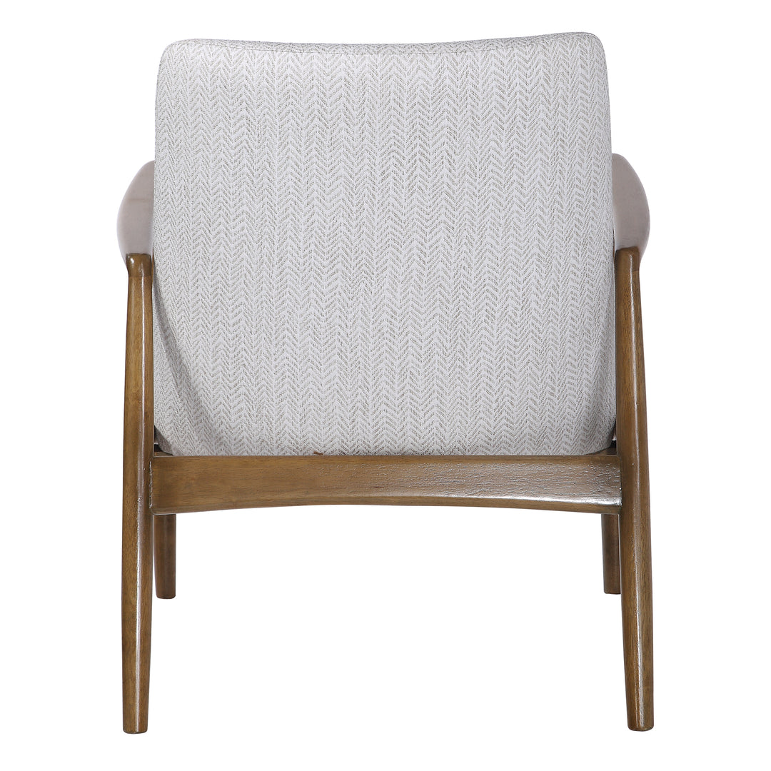 Uttermost Bev White Accent Chair