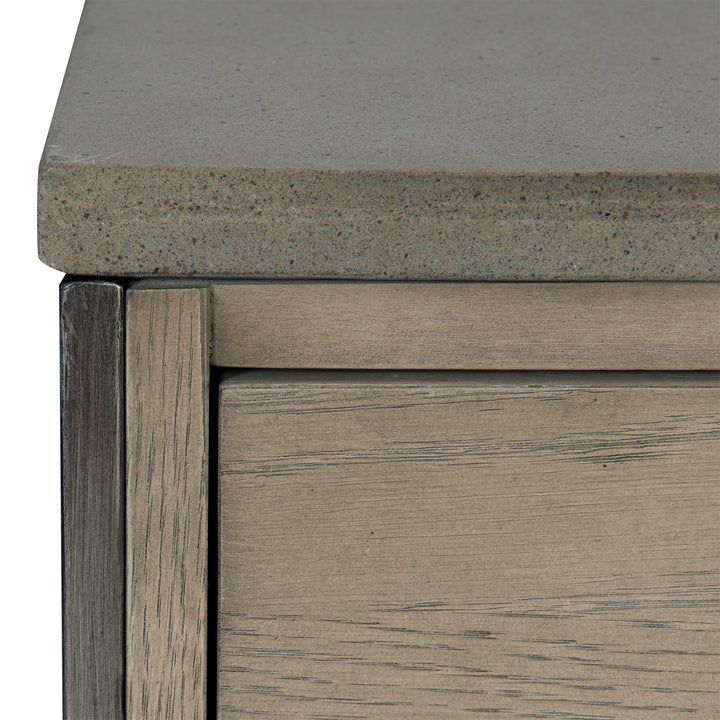 Uttermost Cartwright Gray Side Table