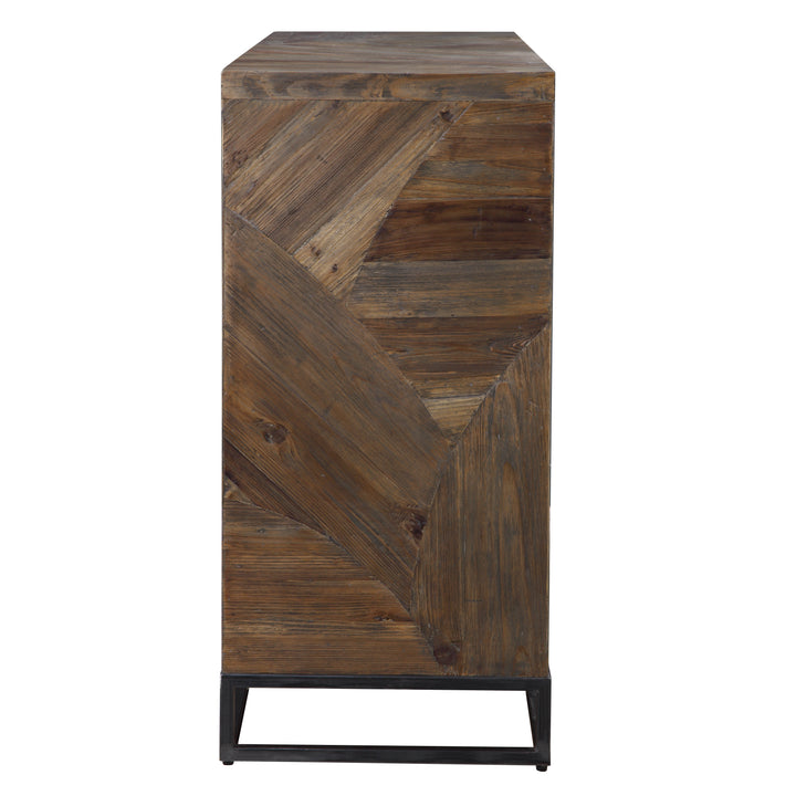 Uttermost Evros Reclaimed Wood 2 Door Cabinet