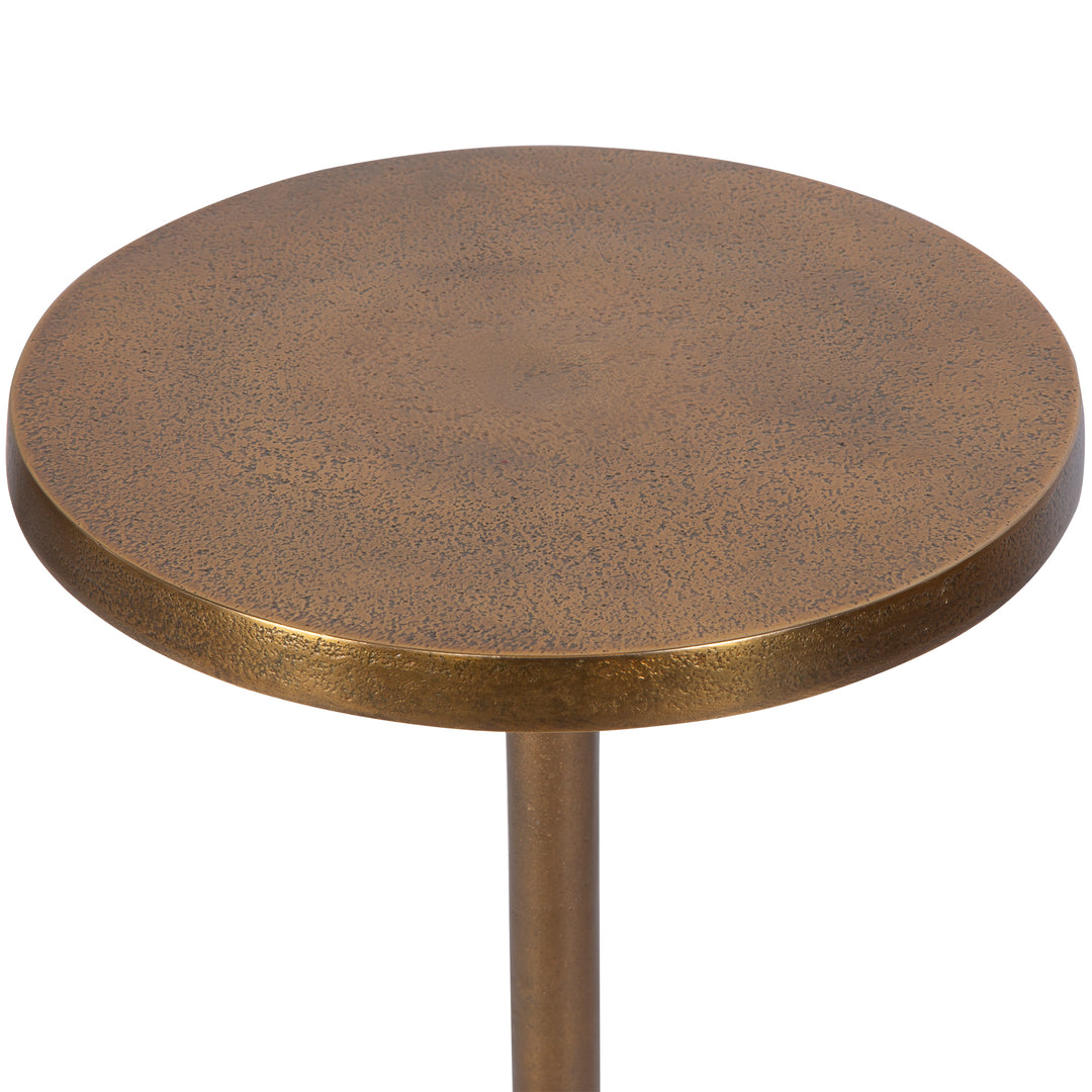 Uttermost Sanaga Drink Table Gold