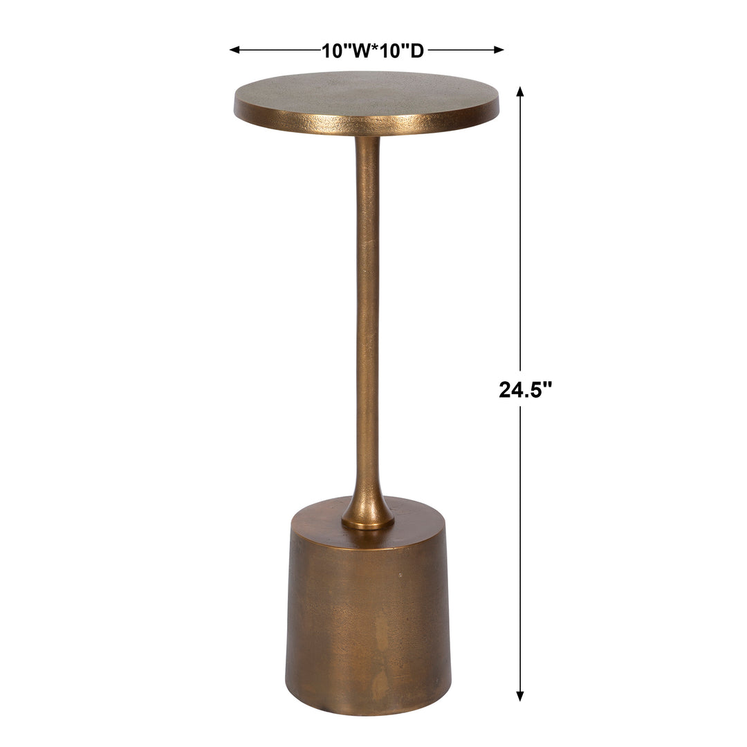 Uttermost Sanaga Drink Table Gold