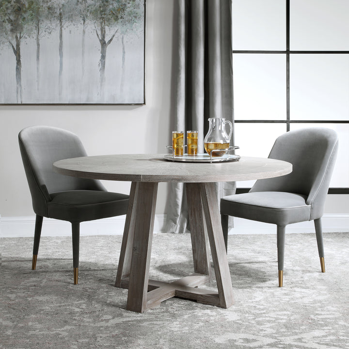 Uttermost Gidran Gray Dining Table