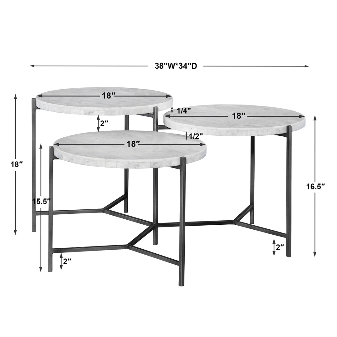 Uttermost Contarini Tiered Coffee Table