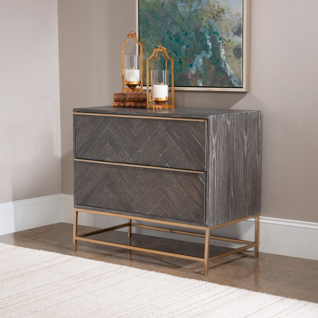 Uttermost Armistead Dark Walnut Drawer Chest