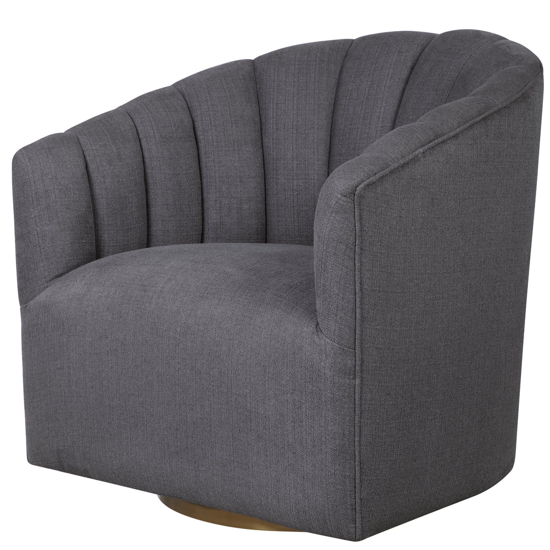 Uttermost Cuthbert Modern Swivel Chair