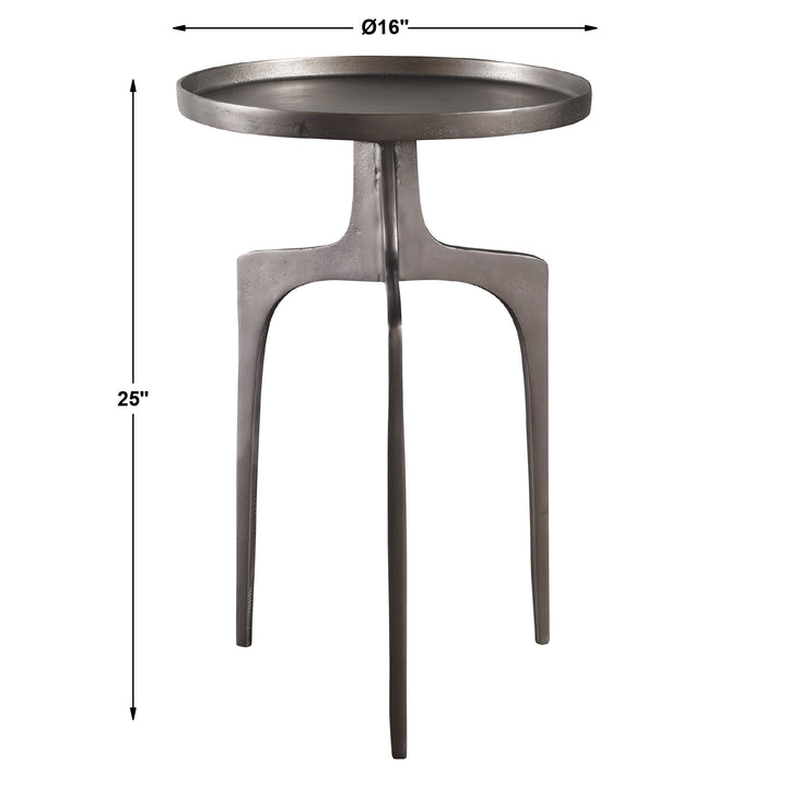 Uttermost Kenna Nickel Accent Table