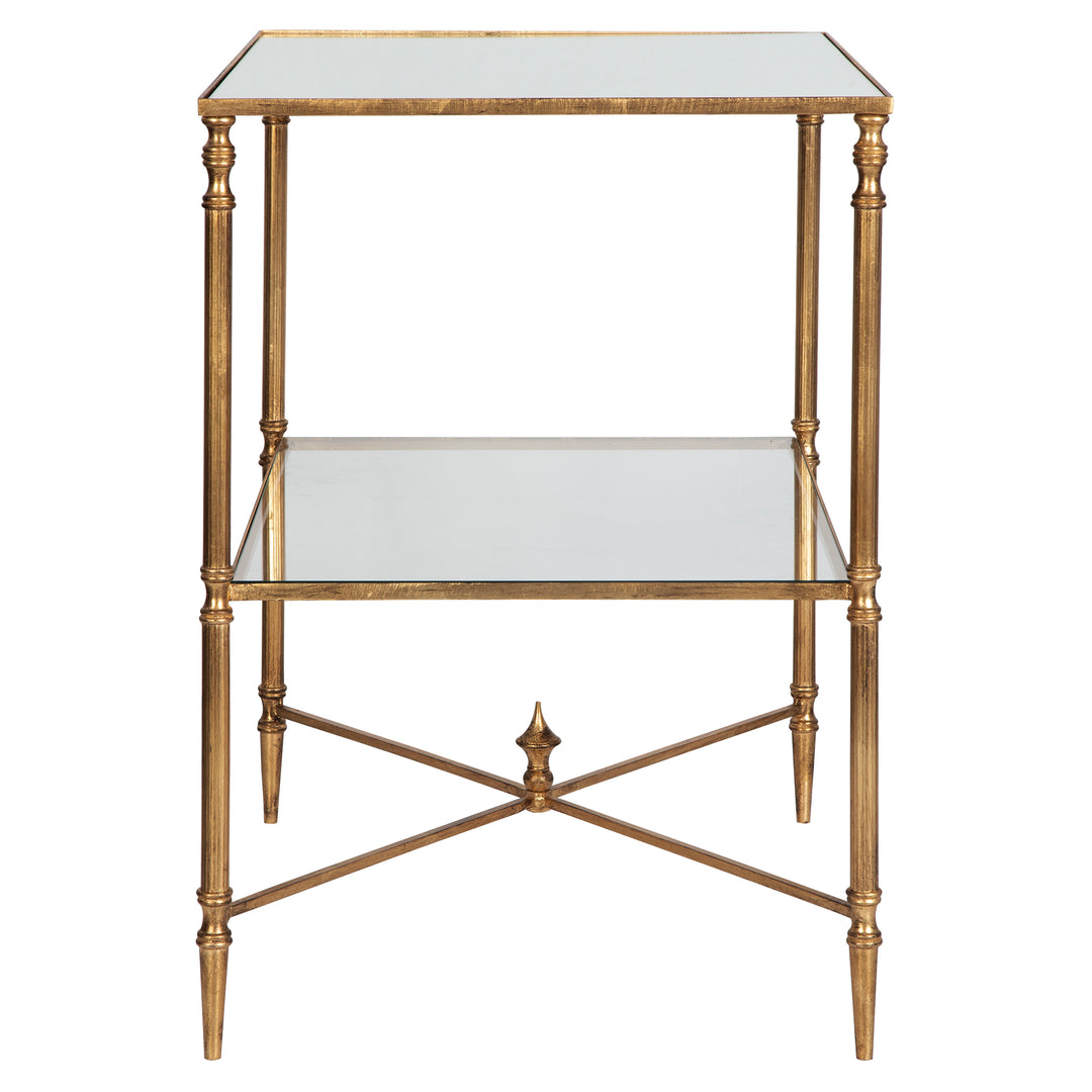 Uttermost Henzler Mirrored Glass Lamp Table