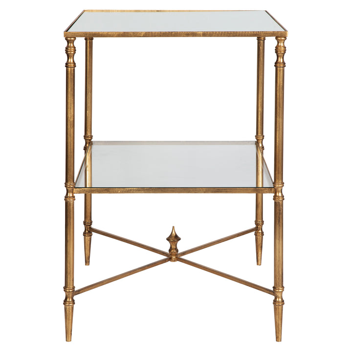 Uttermost Henzler Mirrored Glass Lamp Table