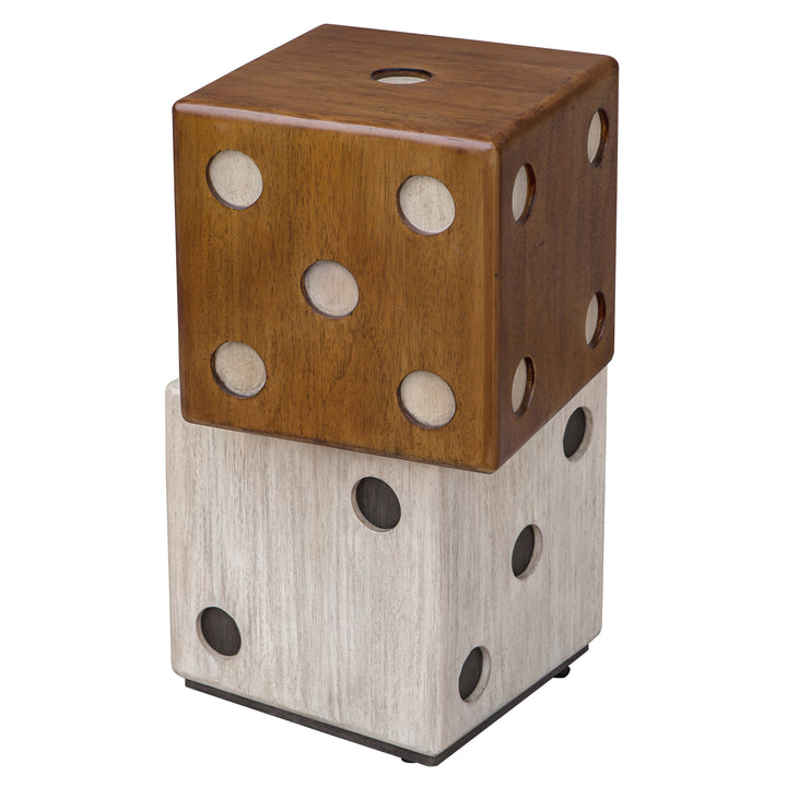 Uttermost Roll The Dice Accent Table