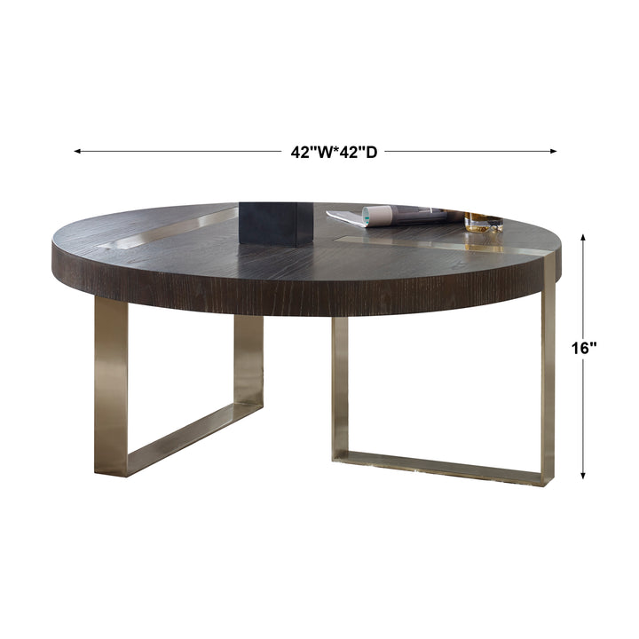 Uttermost Converge Round Coffee Table