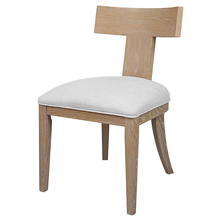 Uttermost Idris Armless Chair Natural