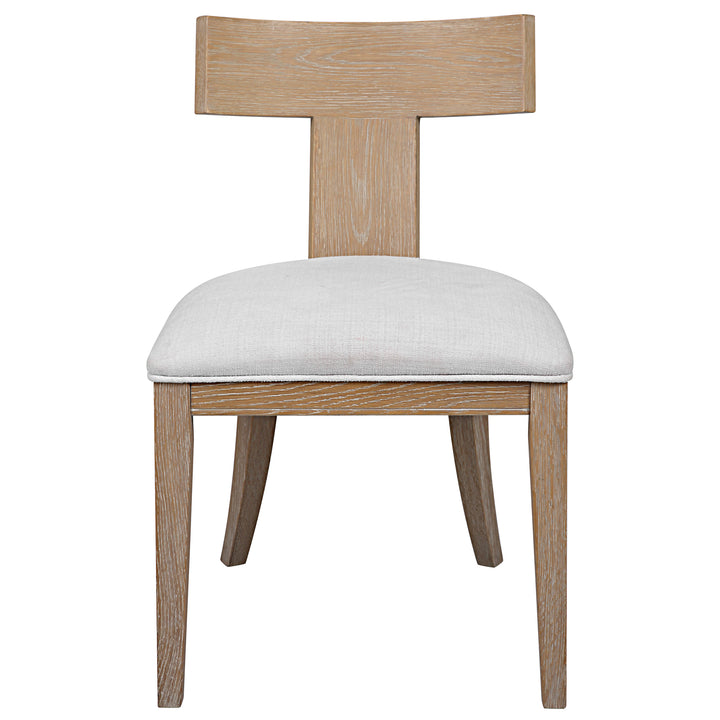 Uttermost Idris Armless Chair Natural