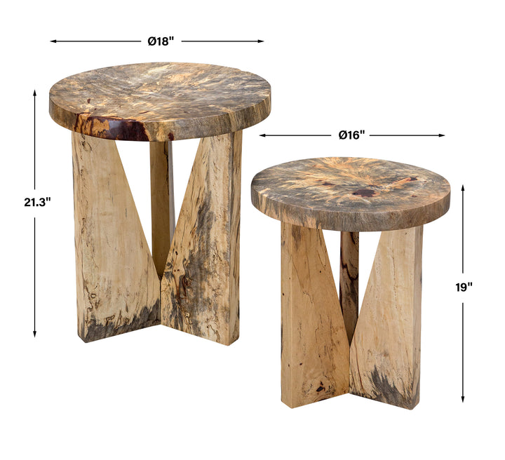 Uttermost Nadette Natural Nesting Tables, S/2