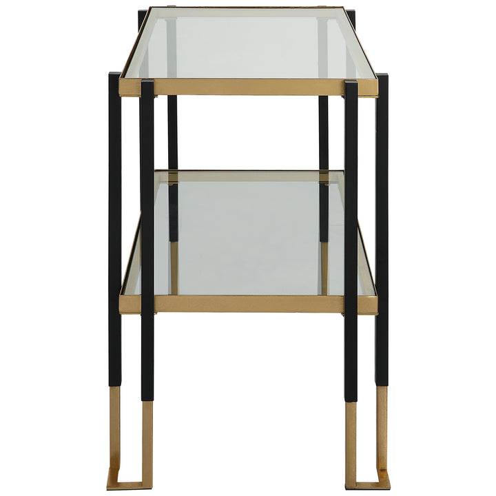 Uttermost Kentmore Glass Side Table