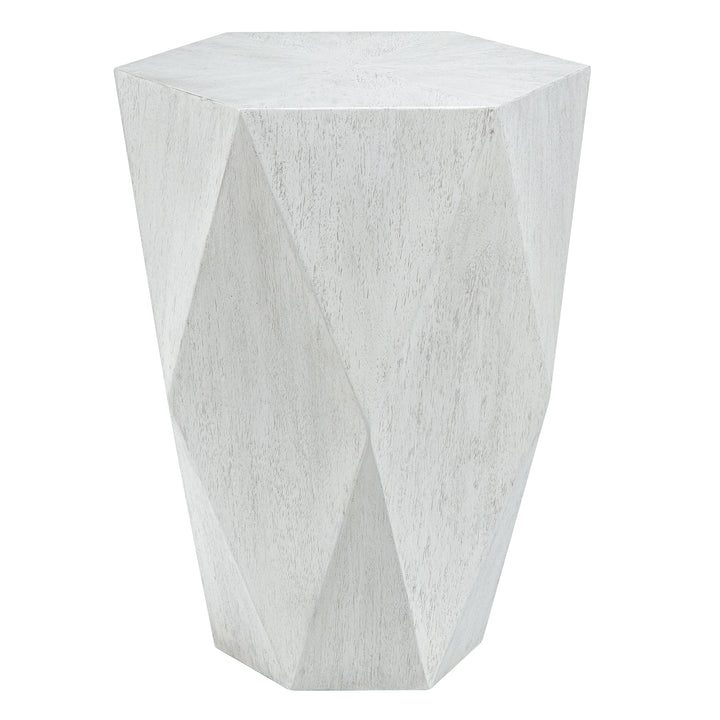 Uttermost Volker White Side Table