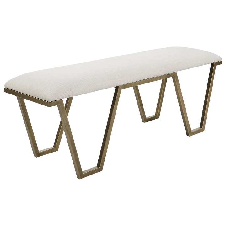 Uttermost Farrah Geometric Bench