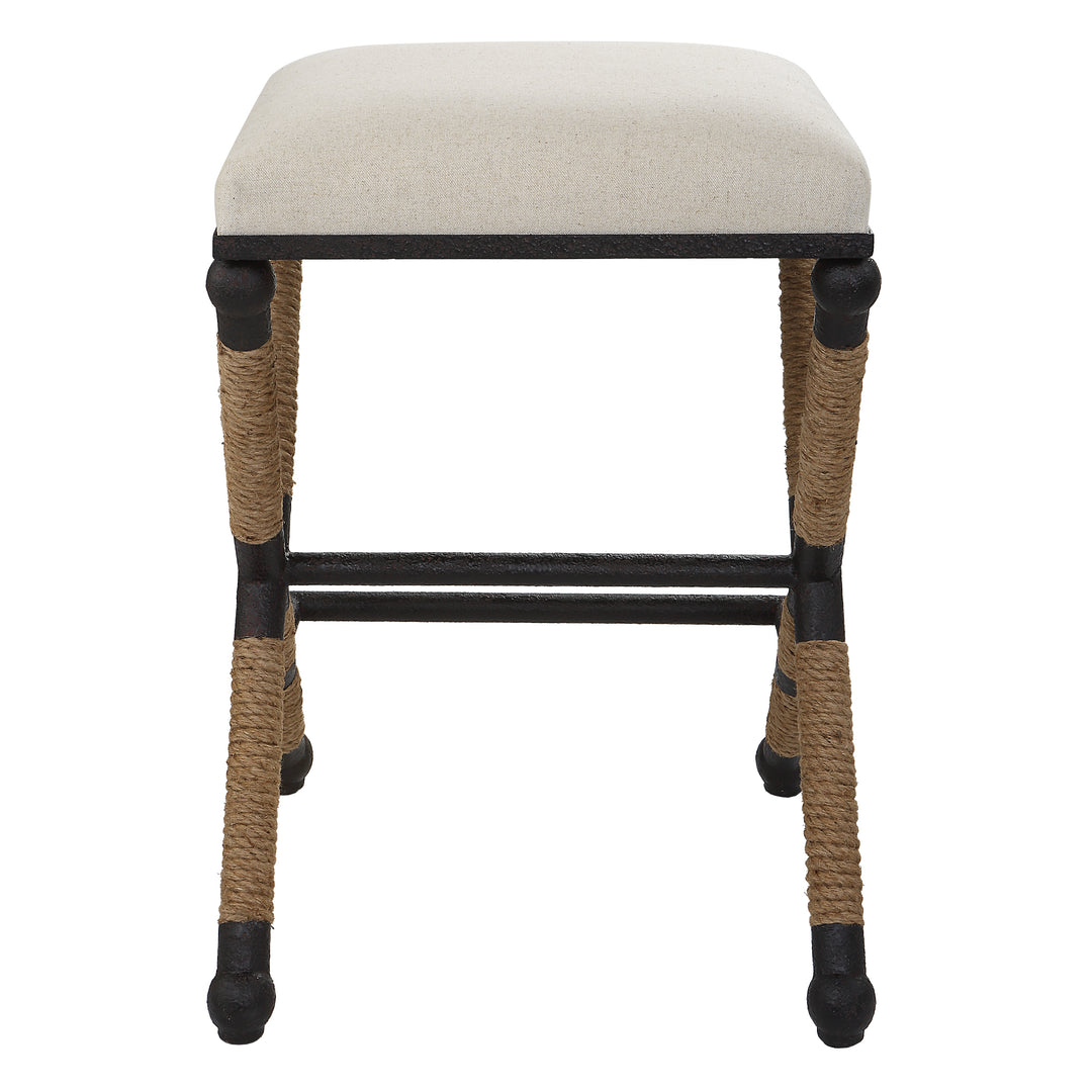 Uttermost Firth Rustic Oatmeal Counter Stool