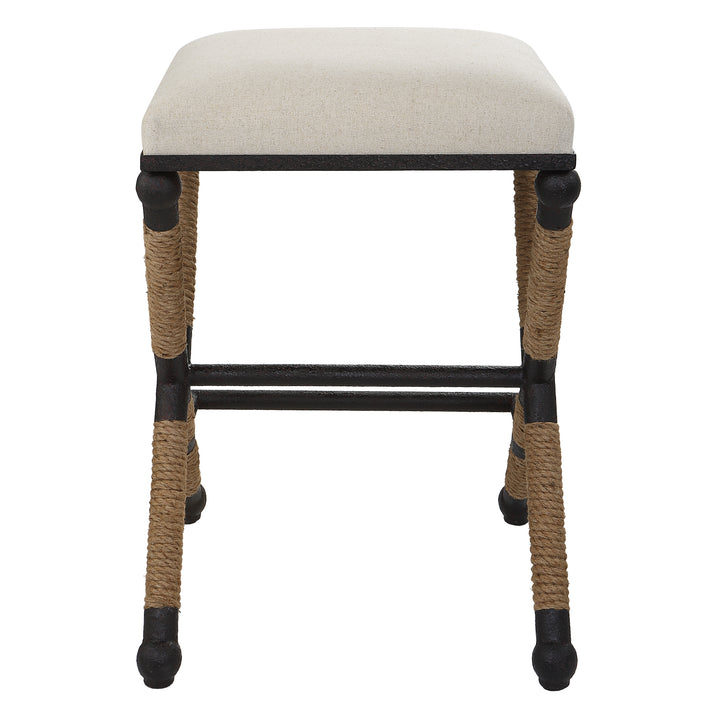 Uttermost Firth Rustic Oatmeal Counter Stool