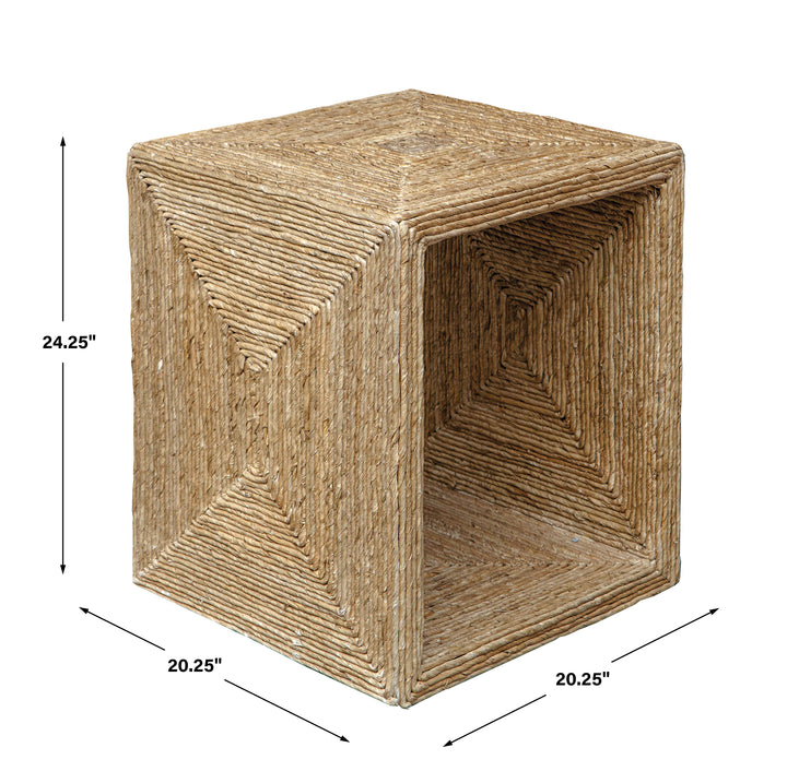 Uttermost Rora Coastal Woven Side Table